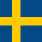 A Swedish flag