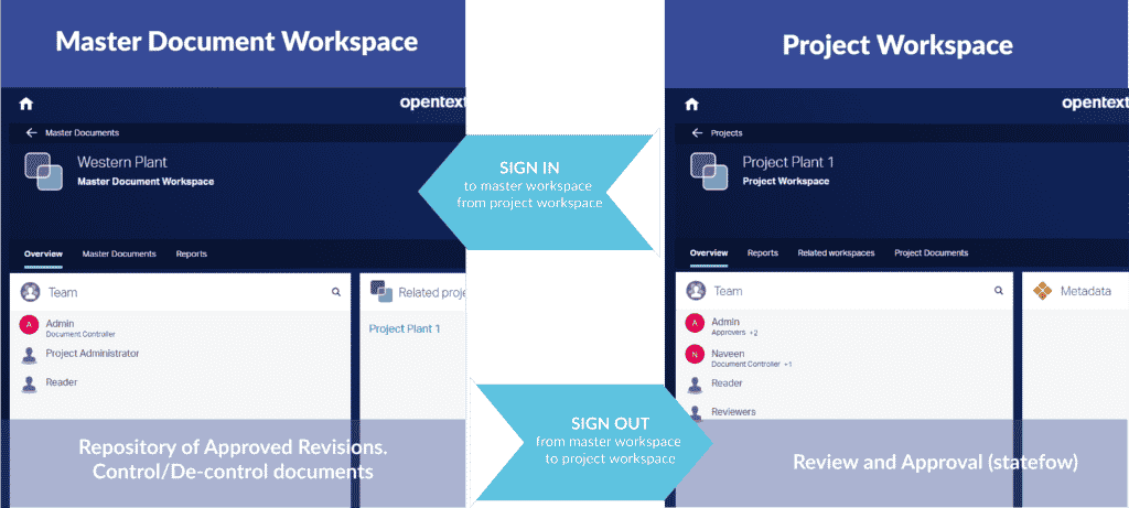 master document vs project workspace