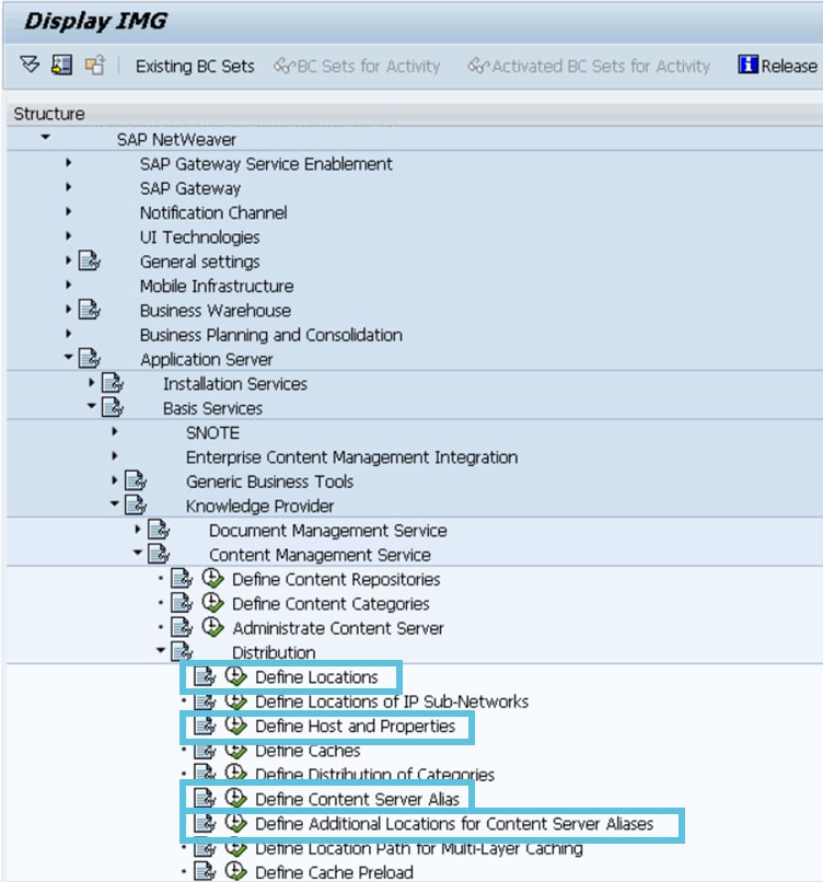 navigation in SAP SPRO