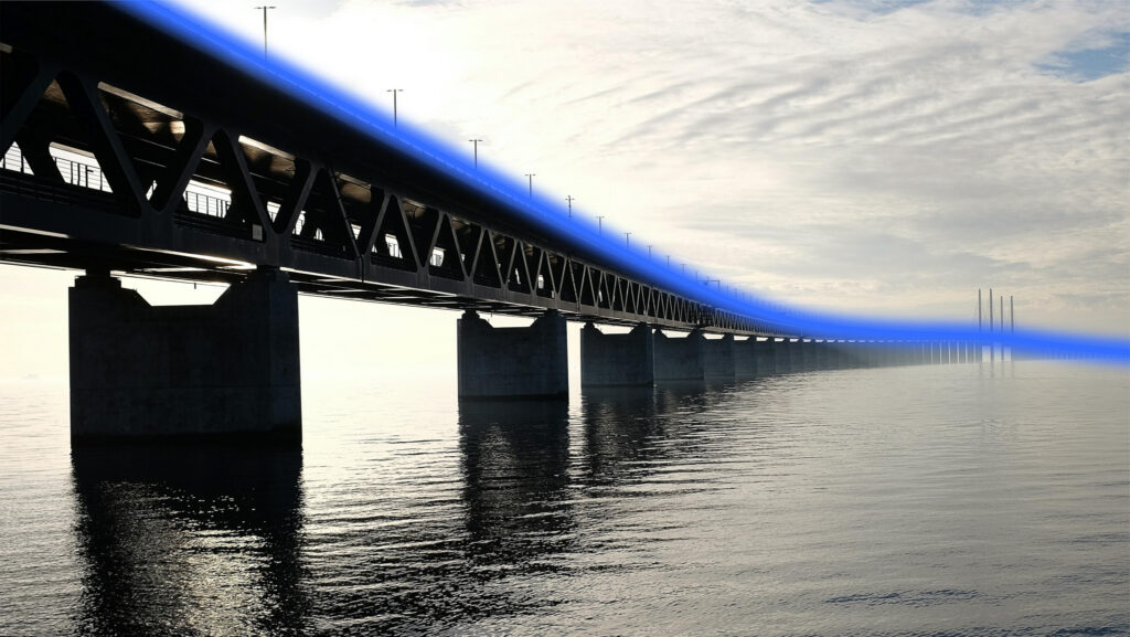 Bridge between Sweden and Denmark